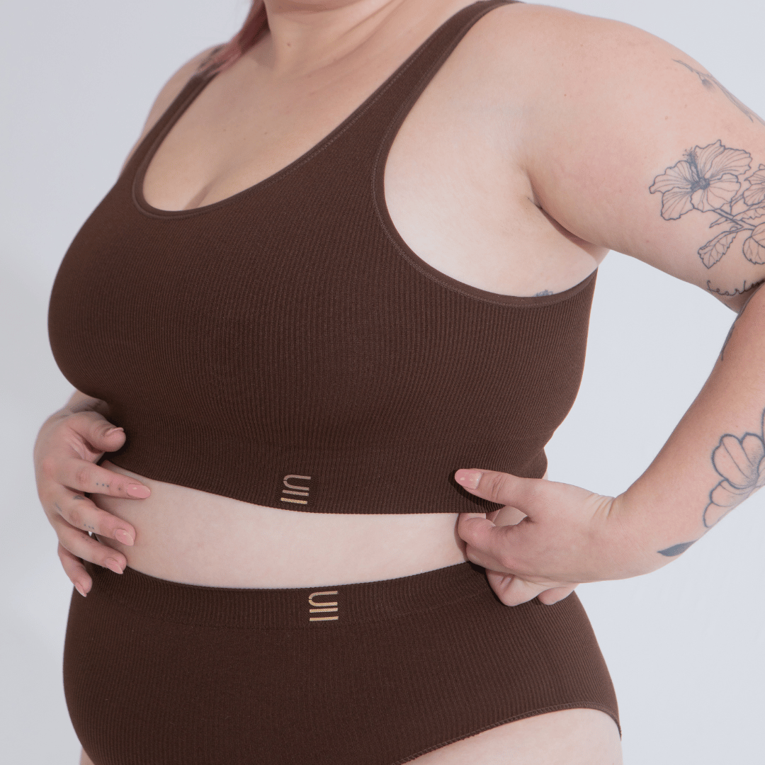 High Waist Brief - Recycled Seamfree - Nude 6 – Underwear for Humanity