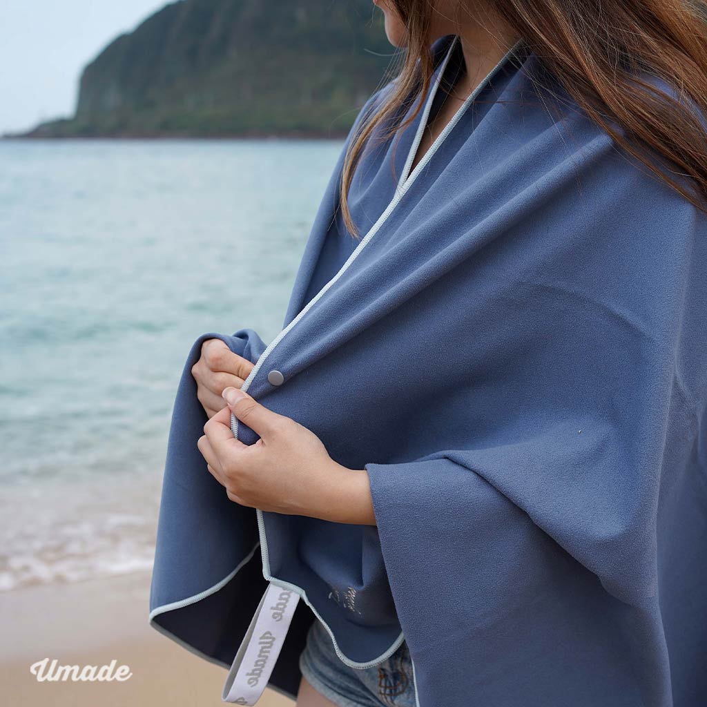 umade-萬用快乾巾-海洋生物系列-海灘巾