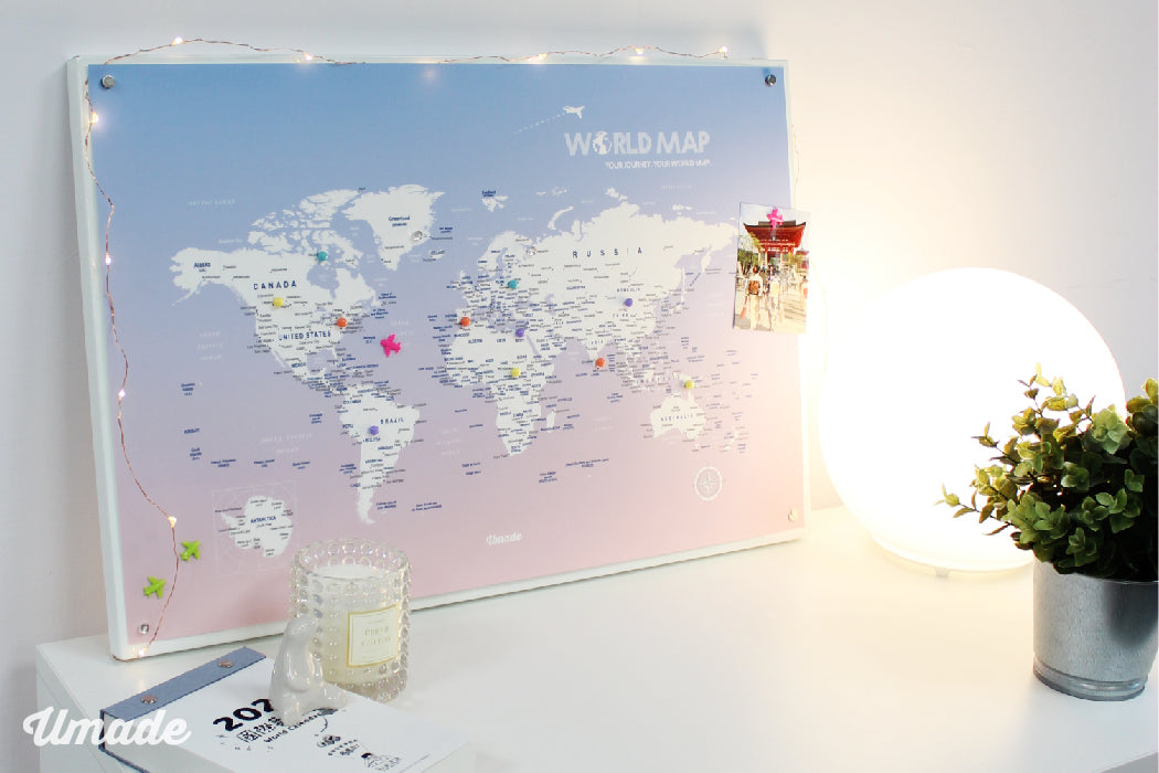 umade-訂製地圖-IKEA磁吸系列-世界地圖-聖誕節禮物-交換禮物-石英粉-2022聖誕送禮推薦！IKEA磁吸小報搭配聖誕裝飾，居家佈置滿滿聖誕儀式感！