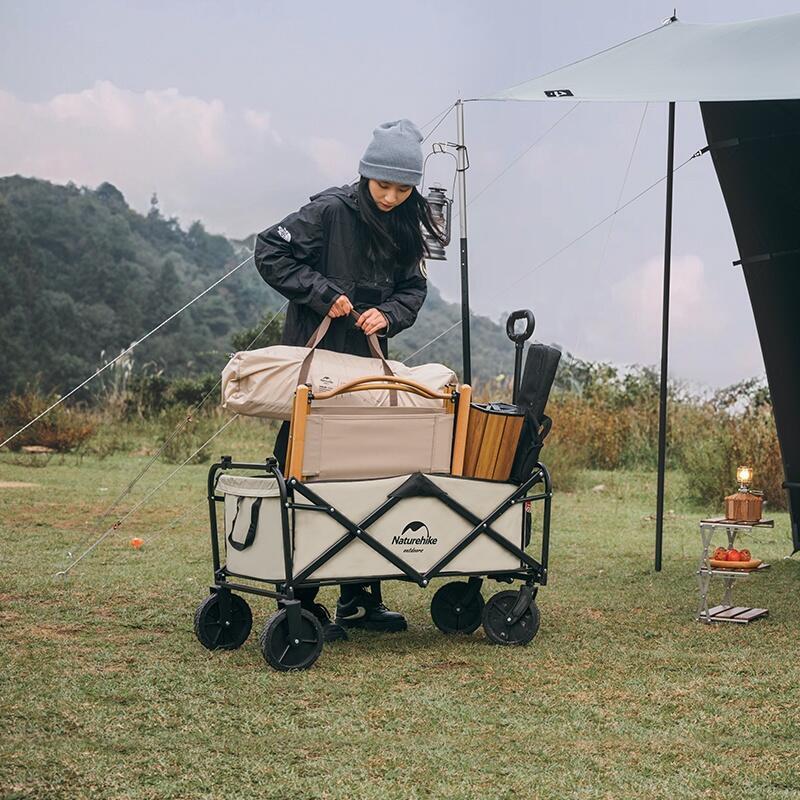 umade-Naturehike-Camping-CampWagon-Outdoor必備！「露營推車」省力省時超實用！女生也能輕鬆搬運露營器具