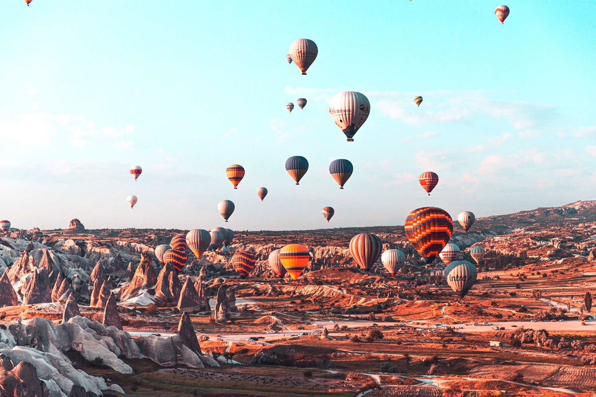 土耳其卡帕多奇亞熱氣球