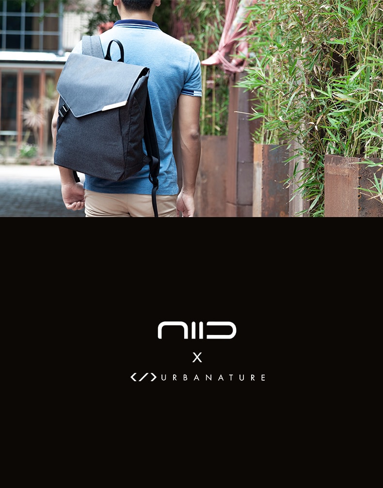 NIID-Geo Backpack 百搭極簡都會雙肩包-Urbanature