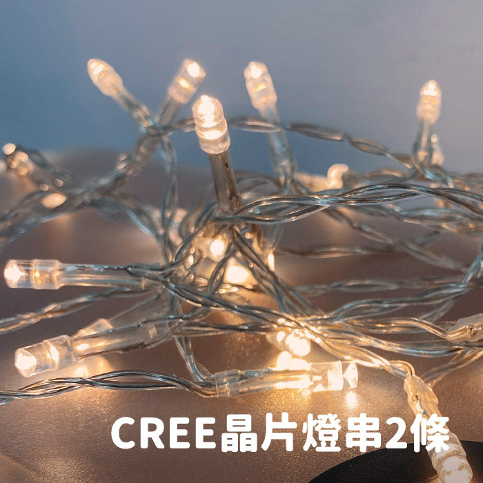 UMade字母神燈-多用途益智遊戲組合內容物-CREE晶片燈串兩條