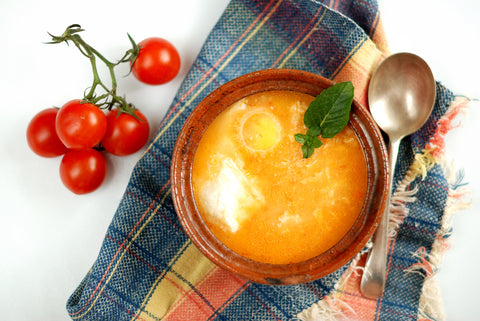 tomato and trahana soup