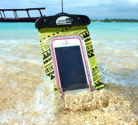 Waterproof phone case for open water swimmers