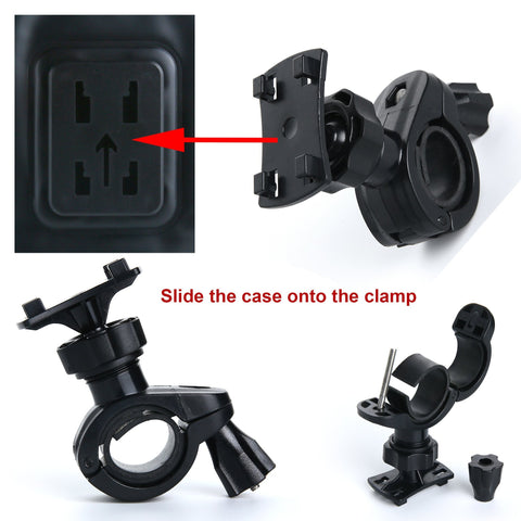 Waterproof phone case bike mount