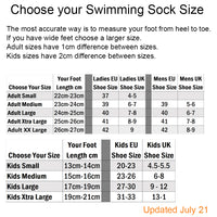 SwimCell premium beach socks for swimming and sand with rubber toes