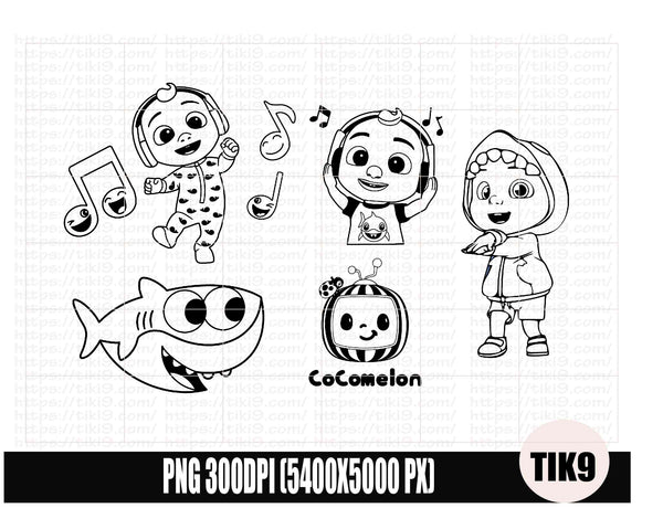 Download Art Collectibles Tagged Cocomelon Party Tiki9