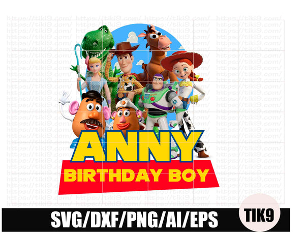 Download Toy Story Svg Toy Story Custom Birthday Party Png Cut File Cricut Tiki9