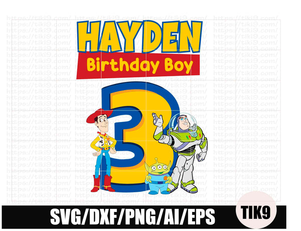 Toy Story Birthday Png Toy Story Svg Cut File Cricut Digital File Tiki9