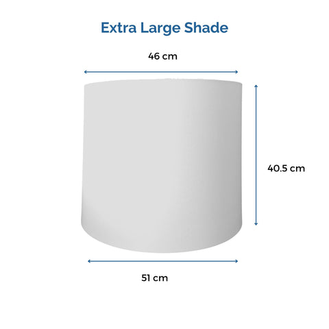 Extra large light shade for tall floor stands