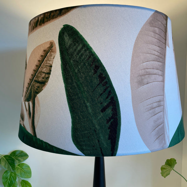 Ready-made lush jungle lampshade