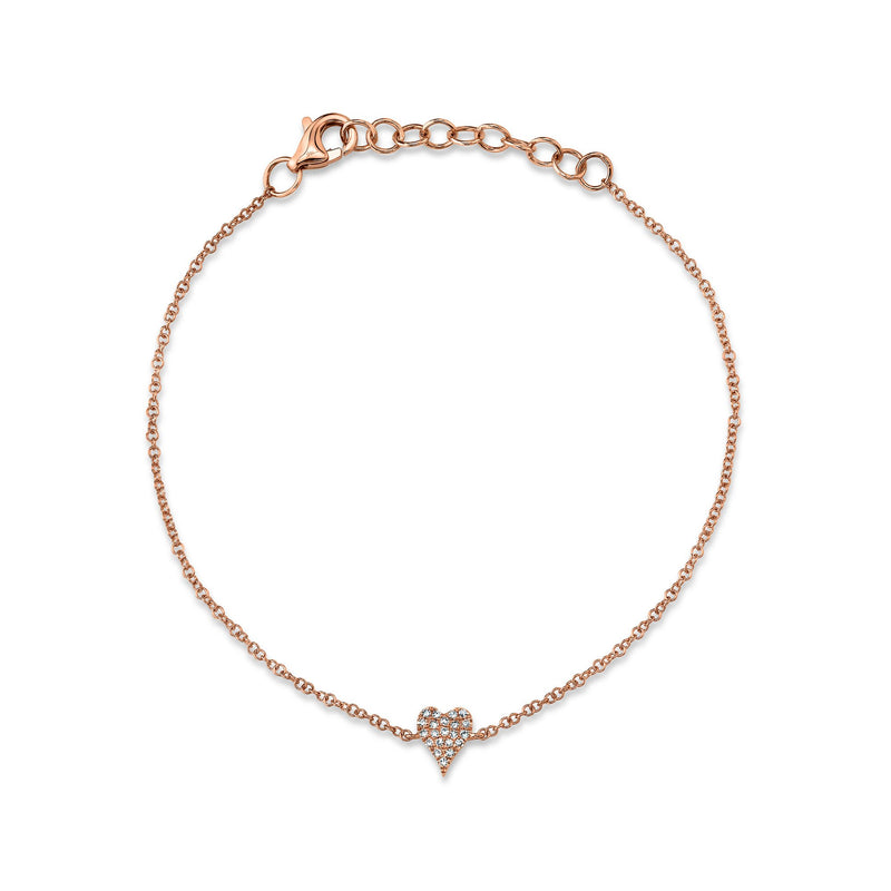 Solid Gold Bracelet With Heart Charm  Tiffany Heart Bracelet Diamond Charm  PNG Image  Transparent PNG Free Download on SeekPNG