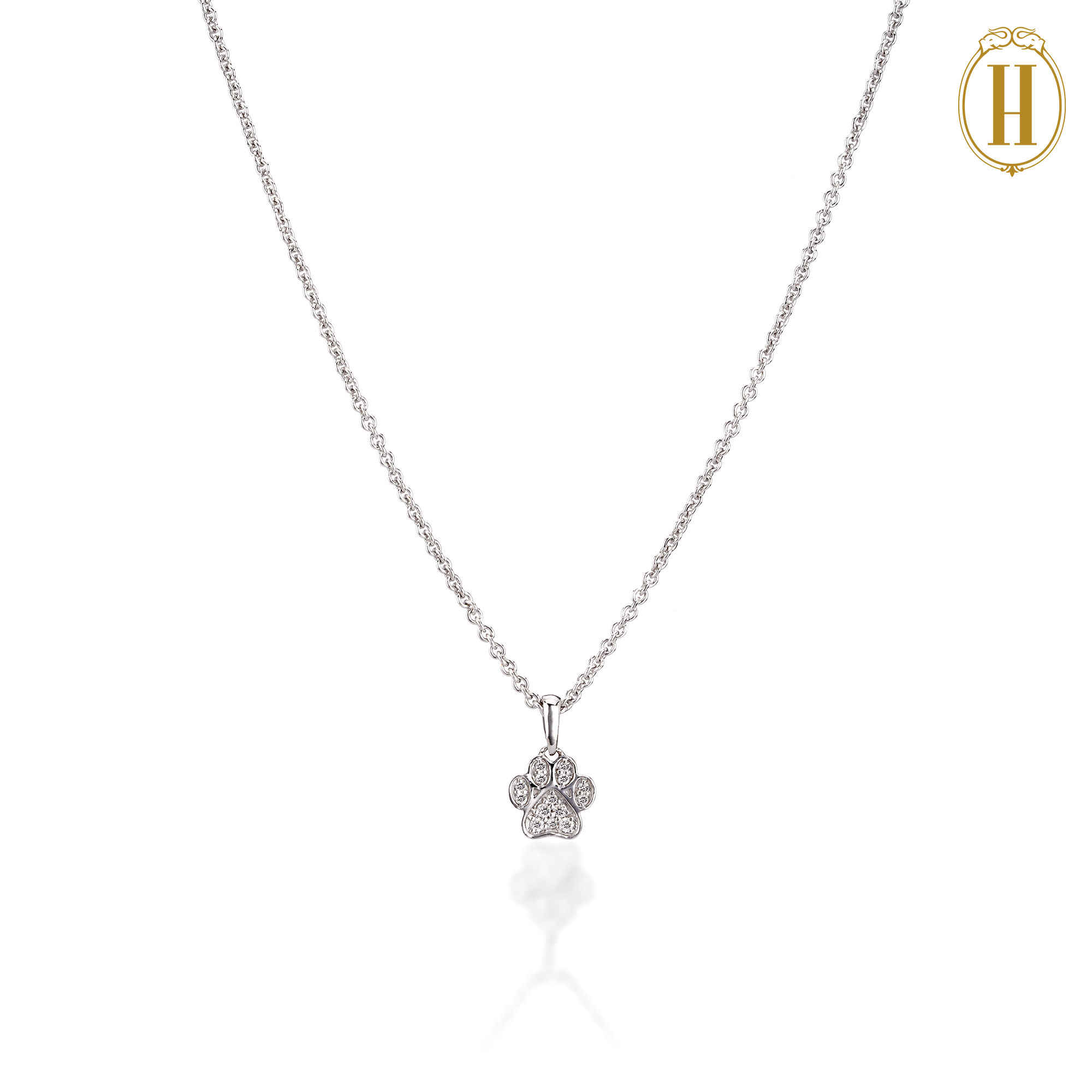 Diamond Clover Necklace - Nuha Jewelers