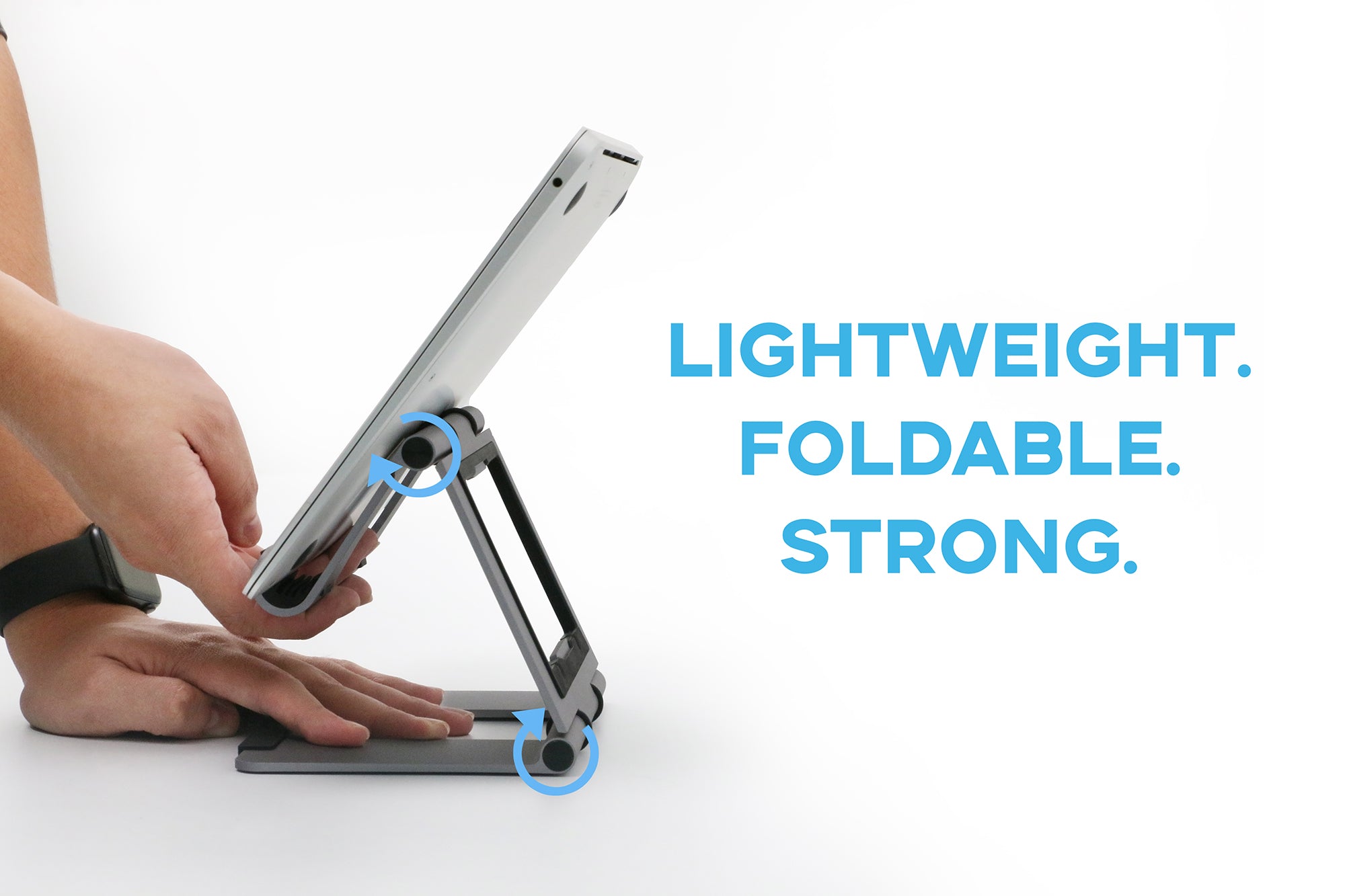lightweight, foldable, strong and sturdy rmour laptop stand ridgestand