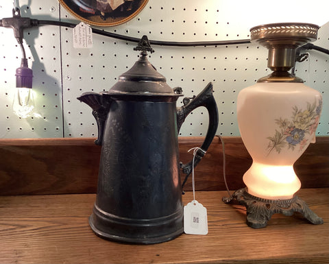 Vintage White Enamel Coffee Pot – Williamsburg Antique Mall