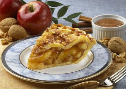 Apple Caramel Walnut Pie