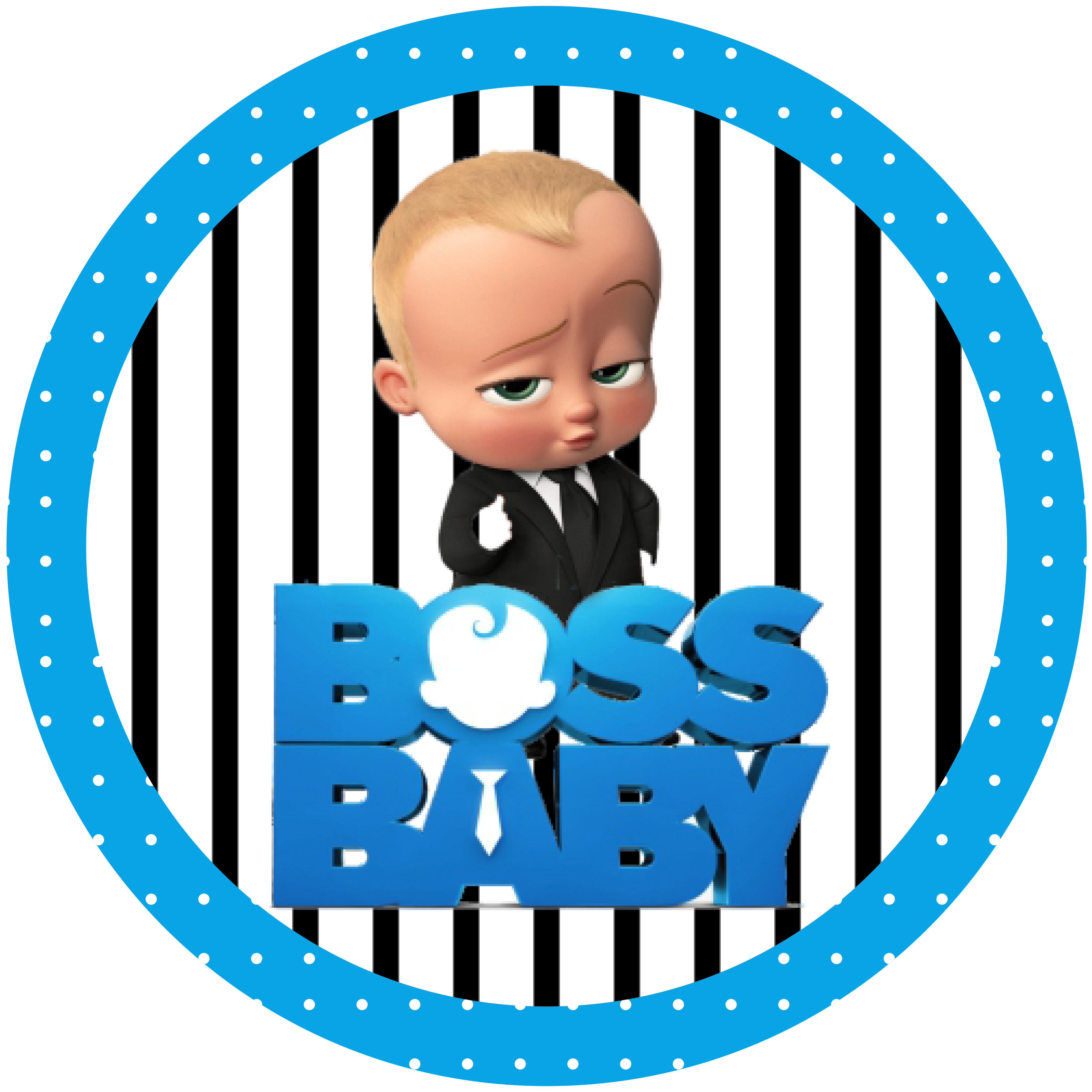 Personalized / Customized Boss Baby Theme Cake Topper with Name PKCT04 – Cake  Toppers India