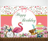 Alice Tea Party Birthday Backdrop Event Cake Table Background (Pink)