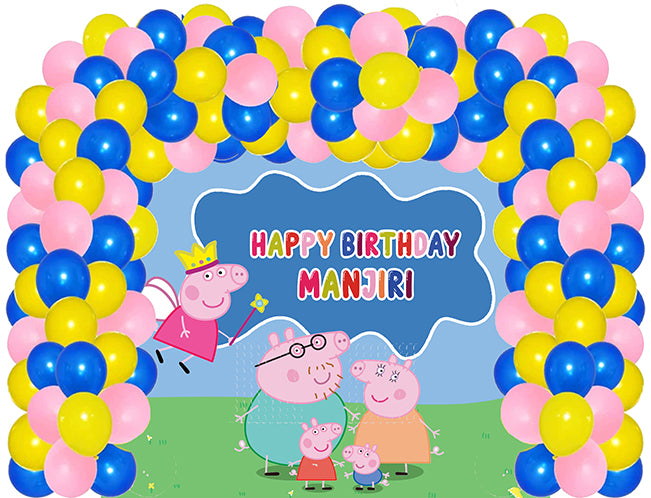 Buy Peppa Pig Birthday Party Decoration | Party Supplies | Thememyparty –  Theme My Party