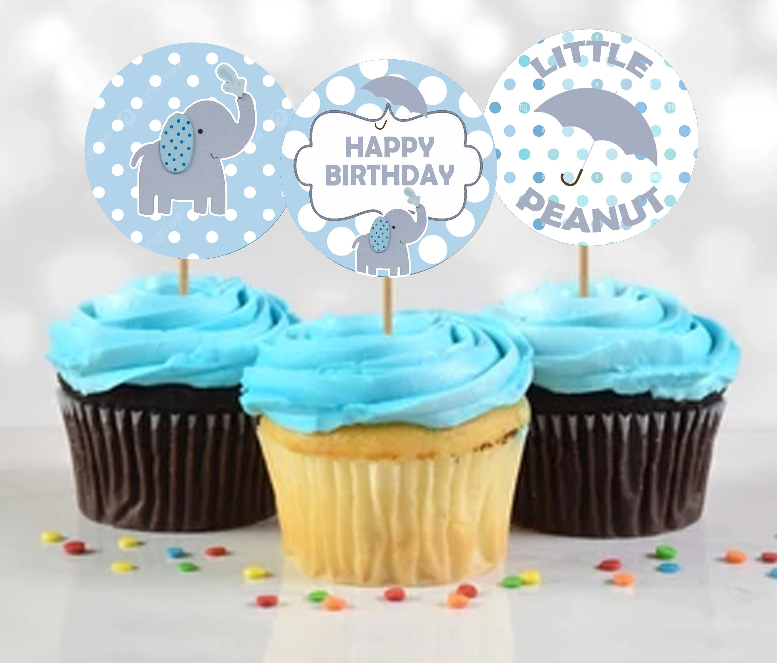 buy-elephant-theme-party-cupcake-toppers-party-supplies