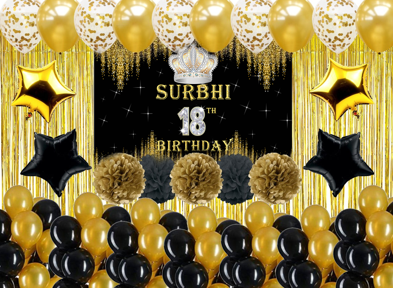 Buy 18th Birthday Decoration Kit | Party Supplies | Thememyparty – Theme My  Party