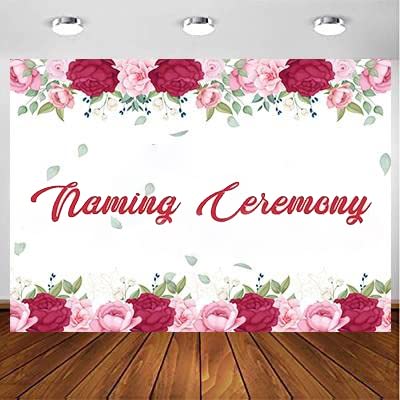 Buy Naming Ceremony Decoration Backdrop | Party Supplies | Thememyparty –  Theme My Party