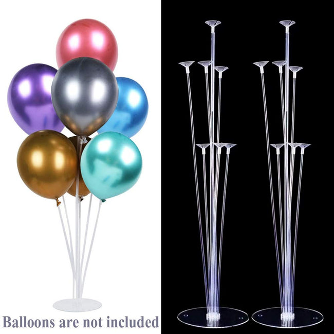 Balloons Stand Kit 1 Set Of Clear Tablballoon Holder With 7 Balloon St ...