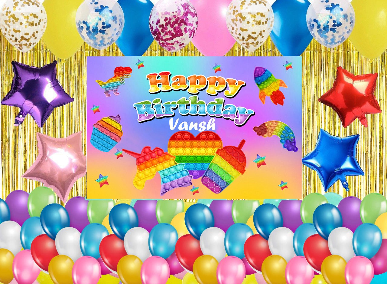 Buy Pop It Party Decorations Kit | Party Supplies | Thememyparty – Theme My  Party