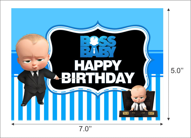 Boss Baby Birthday Party Backdrop For Photography Banner Kids Event Ca Theme My Party