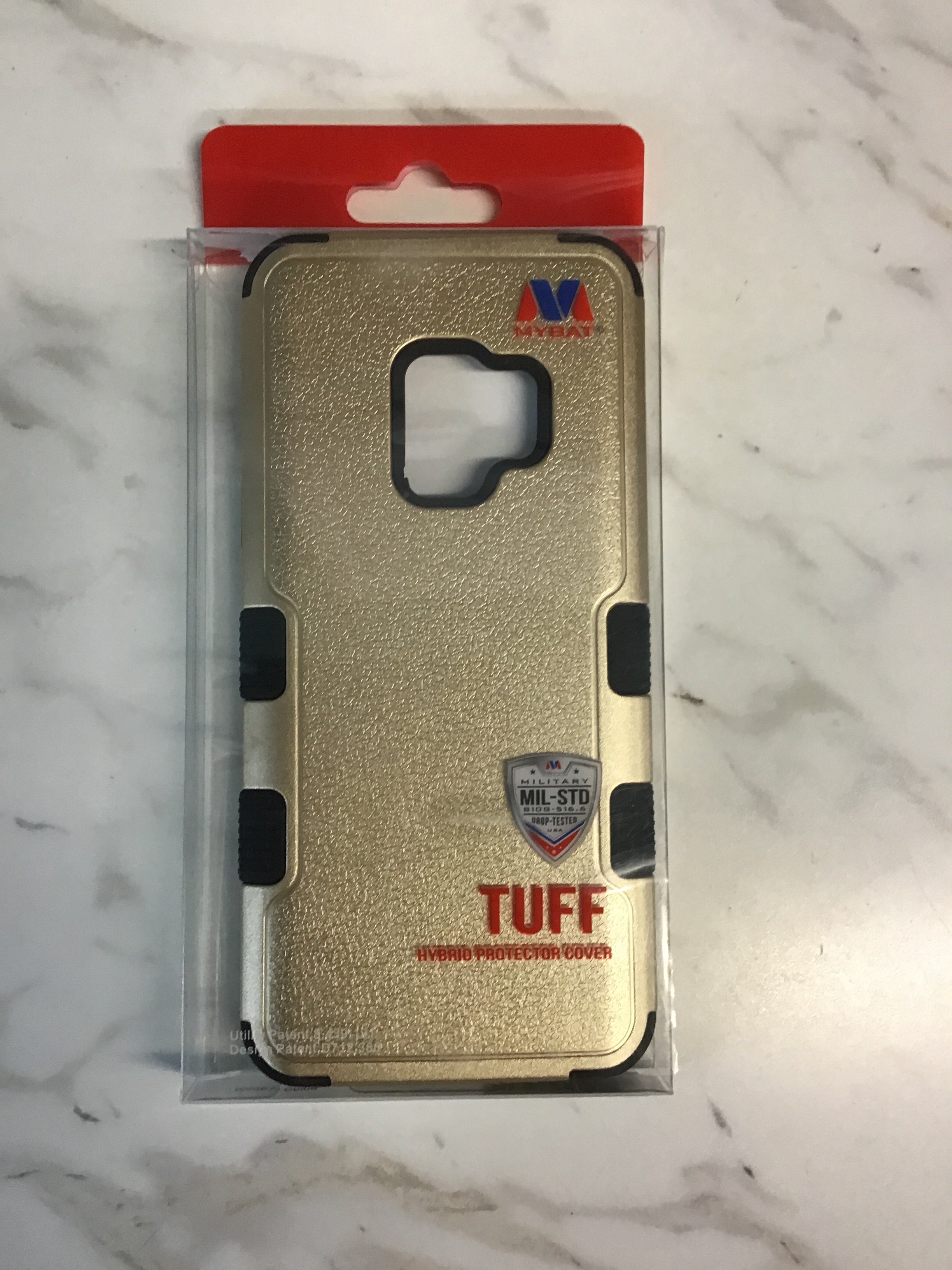 MYBAT tuff hybrid protector for Samsung Galaxy S9- gold