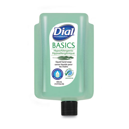 Basics Mp Free Liquid Hand Soap, Unscented, 15 Oz Refill Bottle, 6-carton