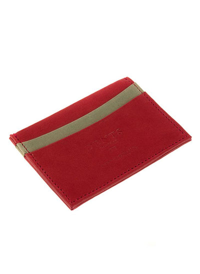 Card holder in smooth lambskin