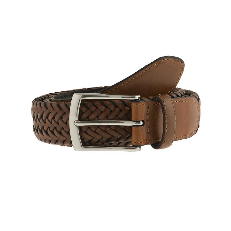 Plaited Leather Belt | Dents