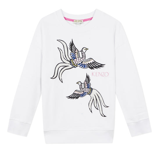 Kid Girl Blue tiger bomber jacket KQ41028-45, Kenzo Kids – A.T.L.R. Paris