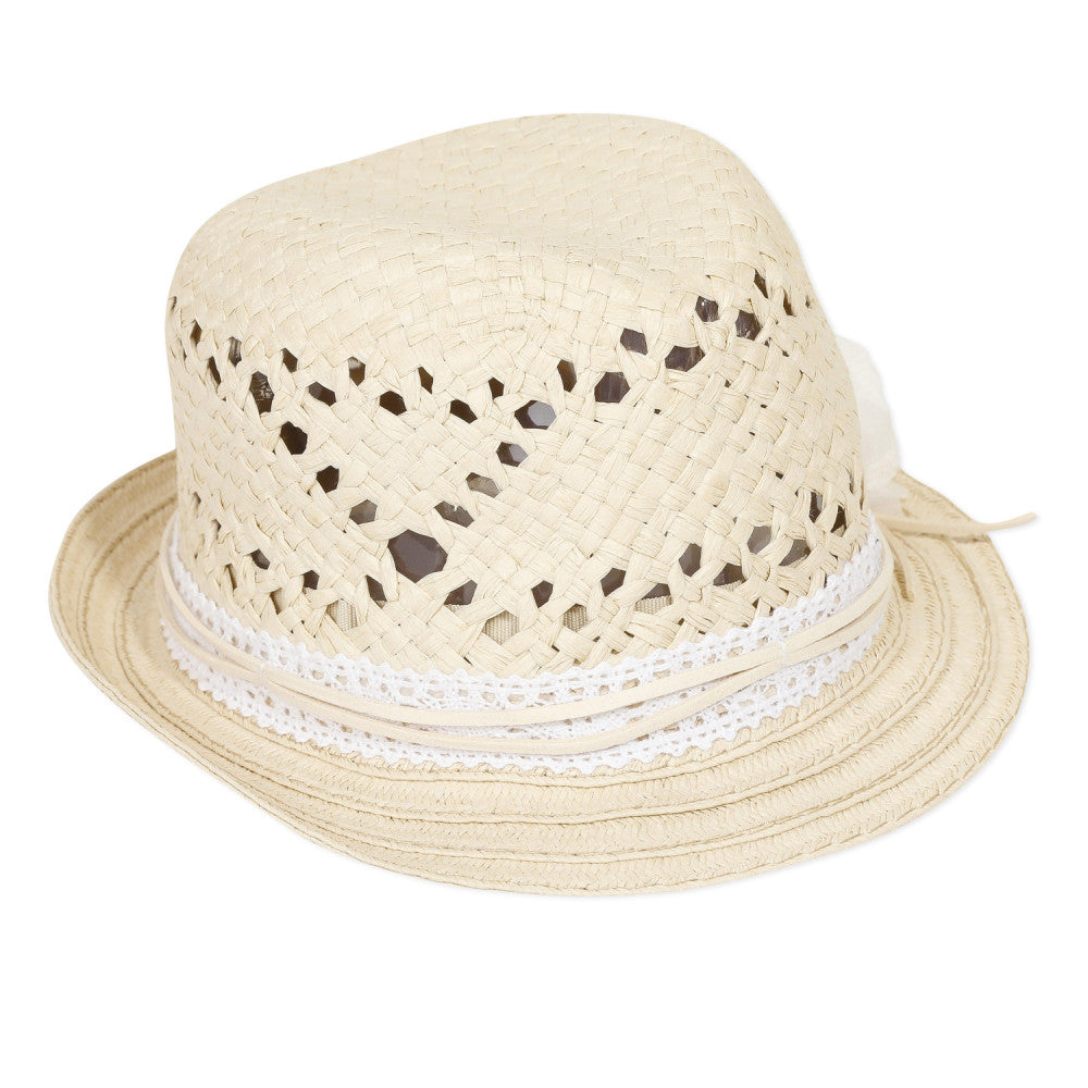 baby girl straw hat