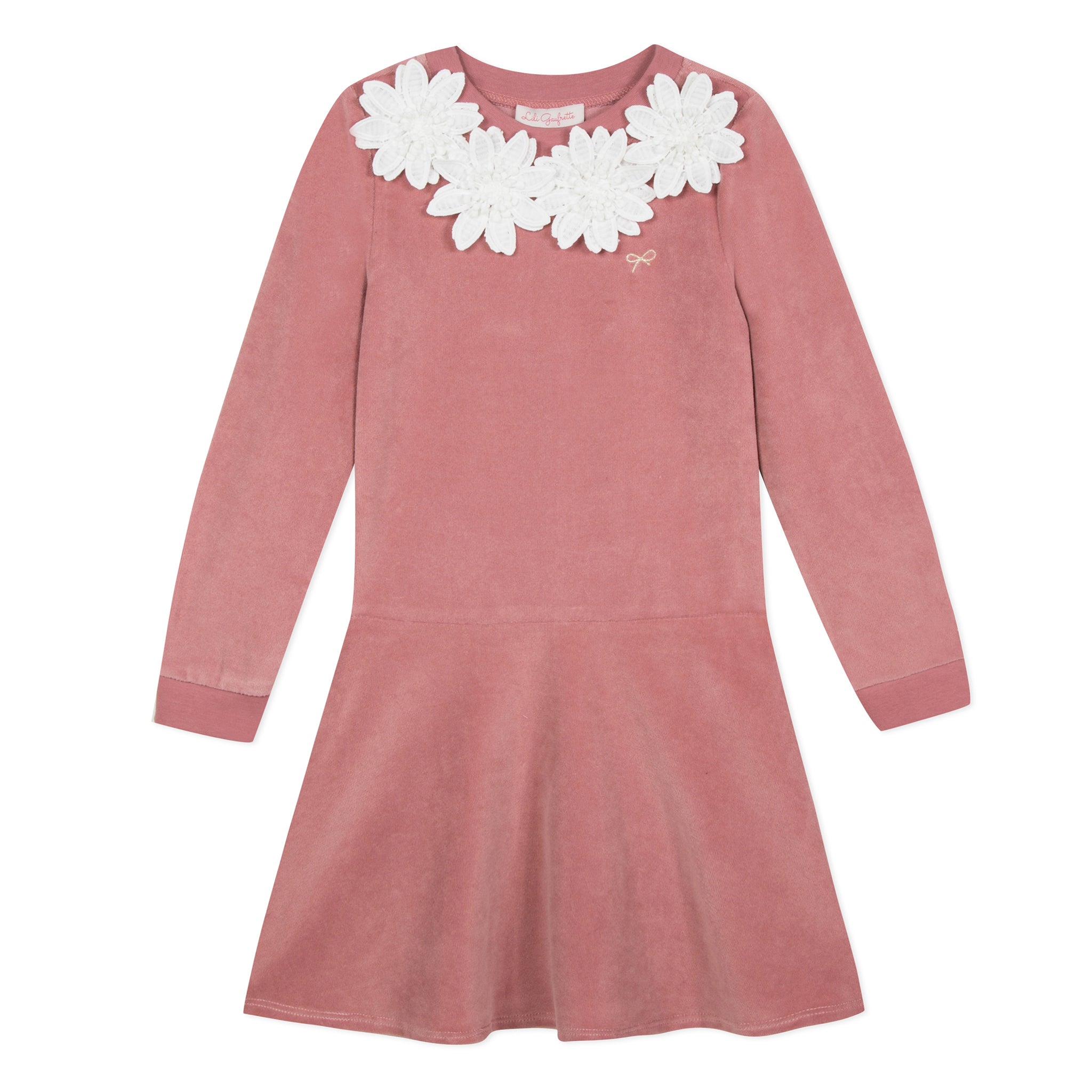 lili gaufrette pink dress