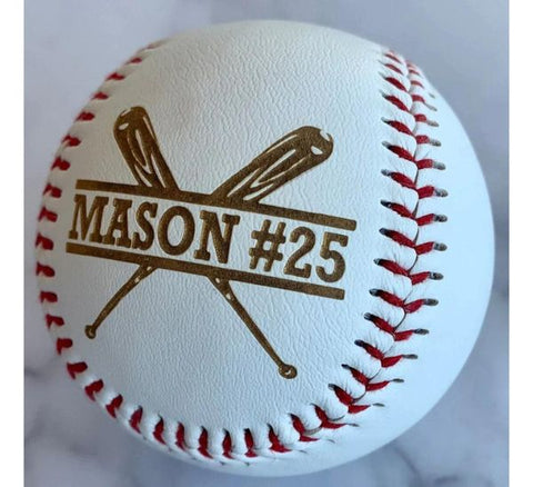 Custom Engraved Baseball