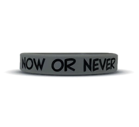 NOW OR NEVER Wristband