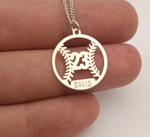 Baseball Necklace