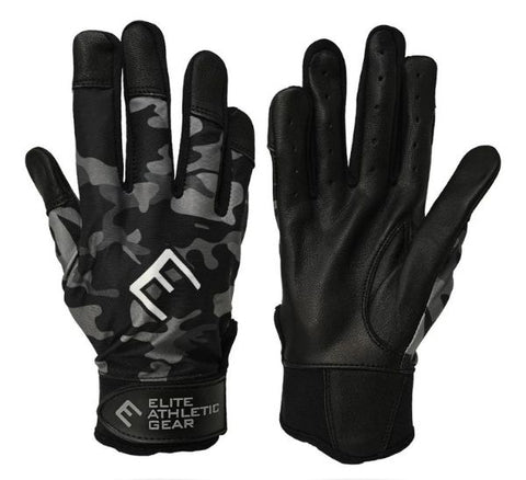 Blackout Camo Batting Gloves