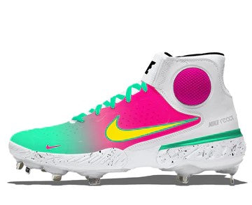 Drippy Baseball Cleats Colorful