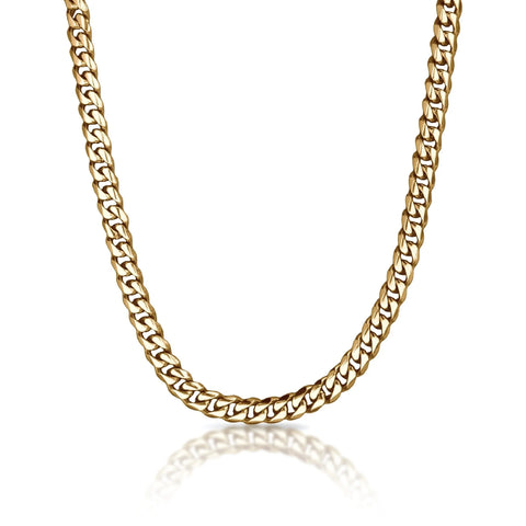 Thick Baseball Chain Necklace