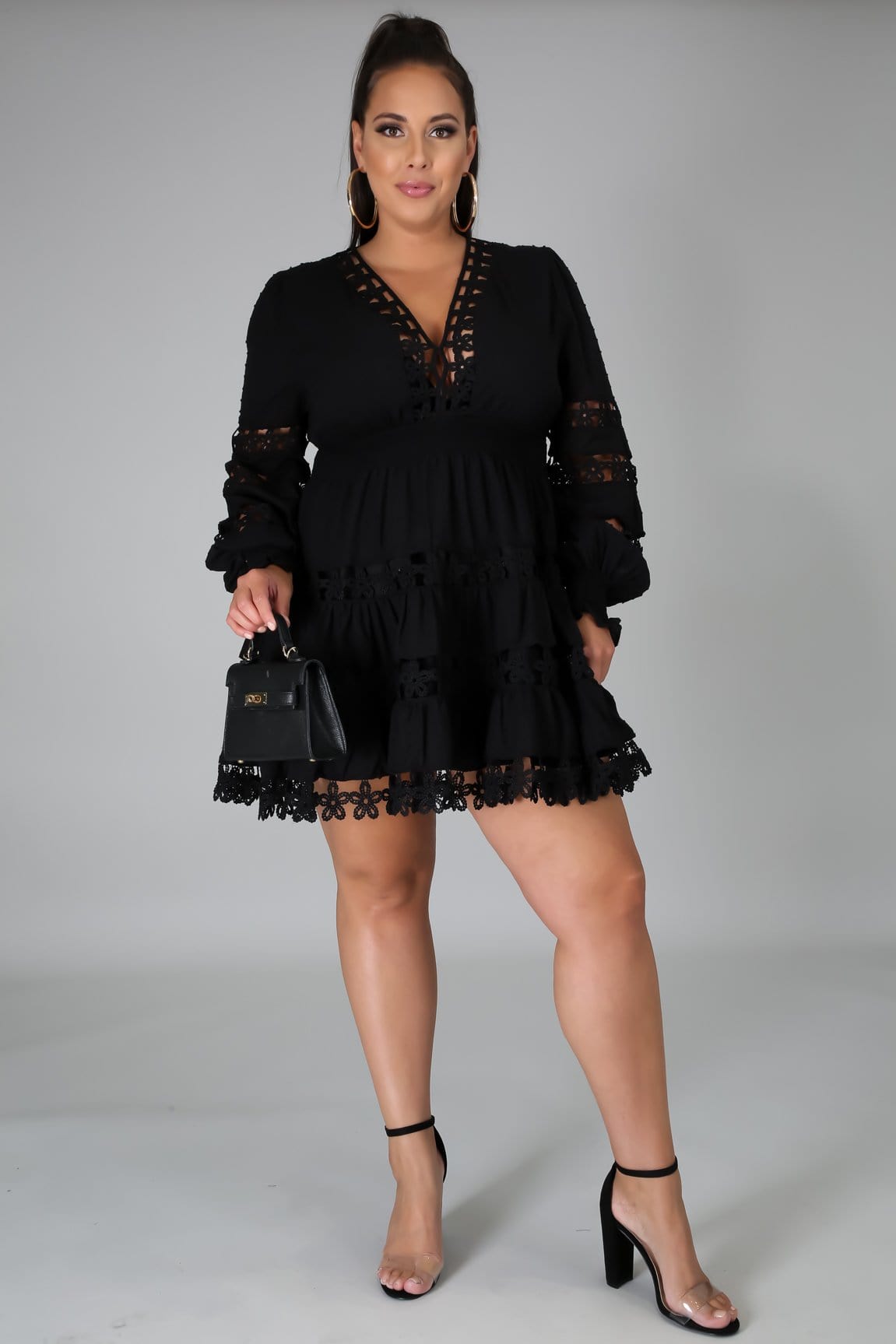 She Gets Her Way Mini Dress (Curvy) - Kois Kloset