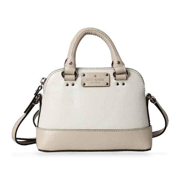 BOLSA KATE SPADE BICOLOR SATCHEL BRANCA – Gringa