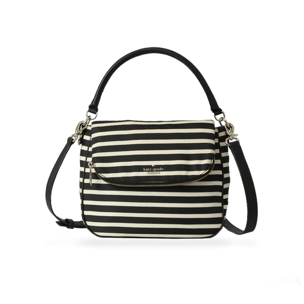 BOLSA KATE SPADE BLACK AND WHITE CROSSBODY PRETA E BRANCA – Gringa