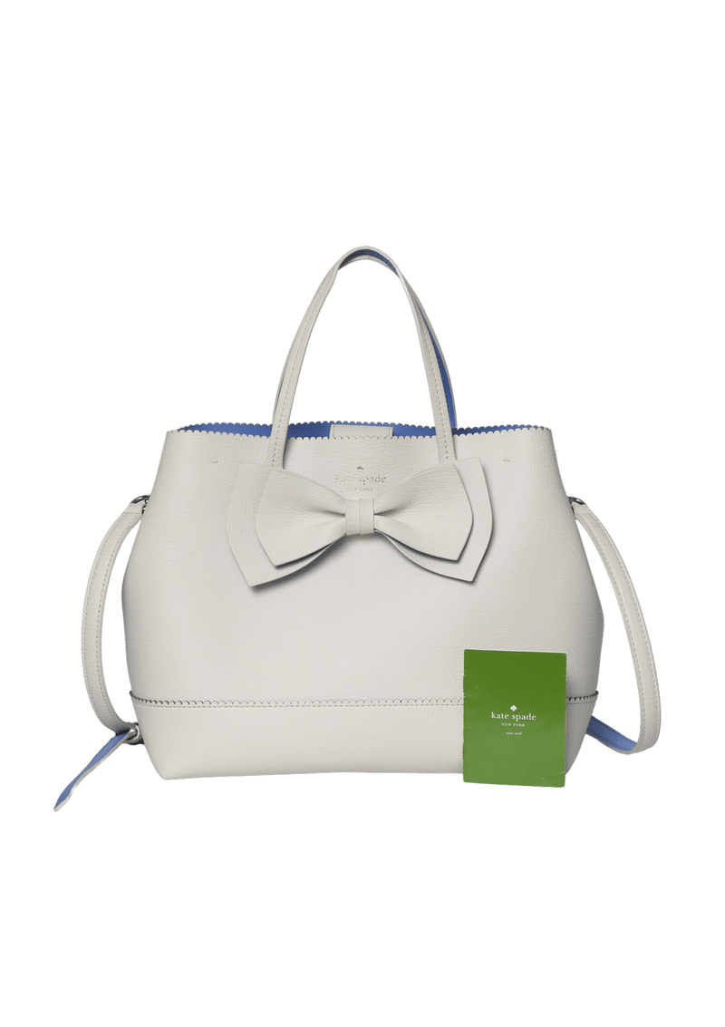 BOLSA KATE SPADE BUCKET BOW BAG BRANCA – Gringa