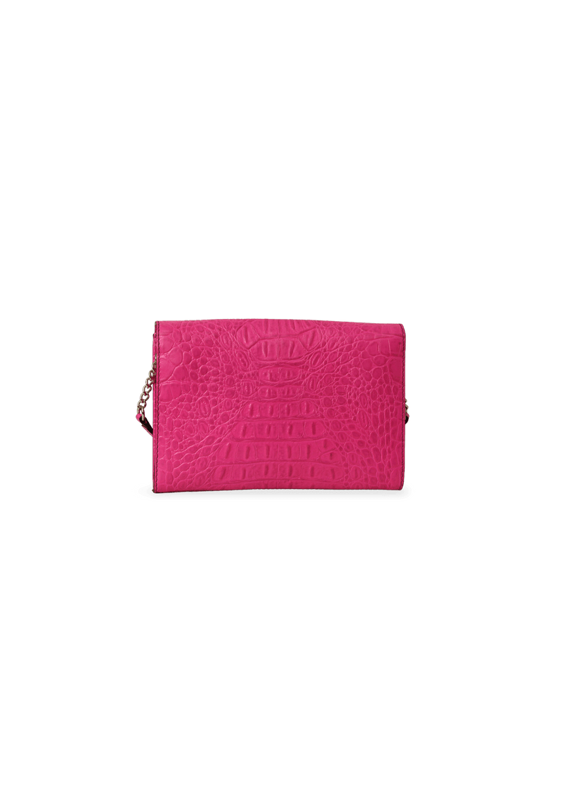 kate spade croc embossed bolsa