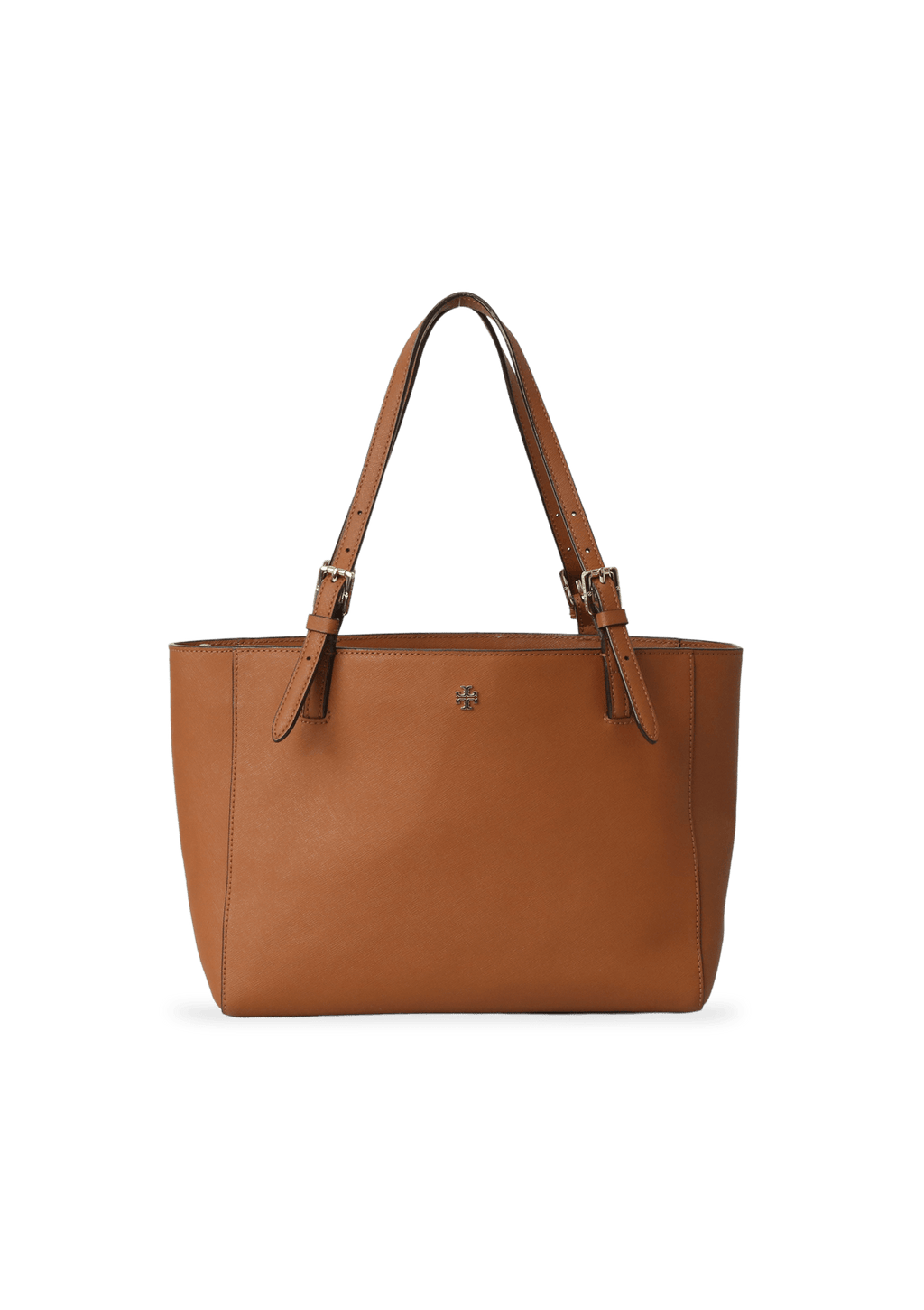 BOLSA TORY BURCH YORK BUCKLE TOTE MARROM – Gringa