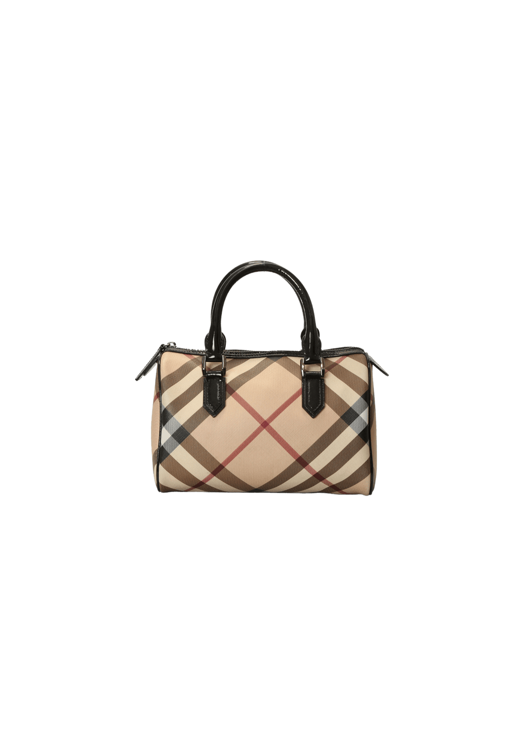 Bolsa Burberry Nova Check Bowling Bag Bege Original – Gringa